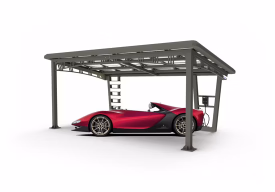 New Design PV Modul Ground Mount Carport Solar Mounting System for Car Parking Mounting System